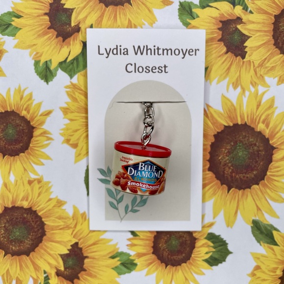 Smokehouse Almonds Keychain | Handmade | Mini Brands | Quirky | Fun | NWOT - Picture 15 of 15